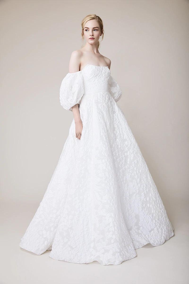 Puff Sleeve Wedding Dresses For Stylish Brides Hitched Co Uk