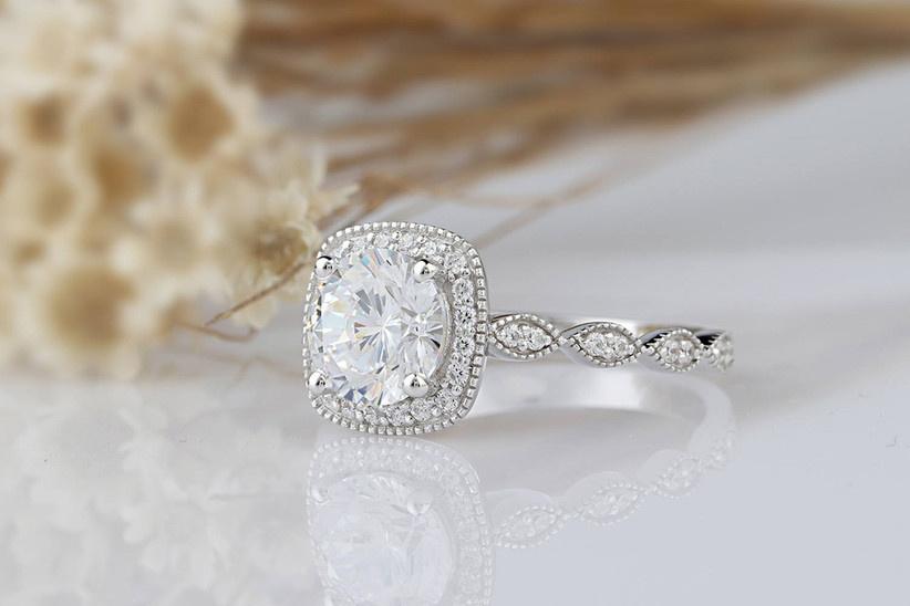 Best Moissanite Engagement Rings Hitched Co Uk