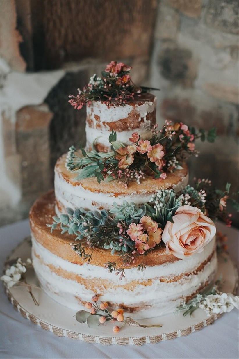 Naked Wedding Cakes For Stylish Celebrations Hitched Co Uk