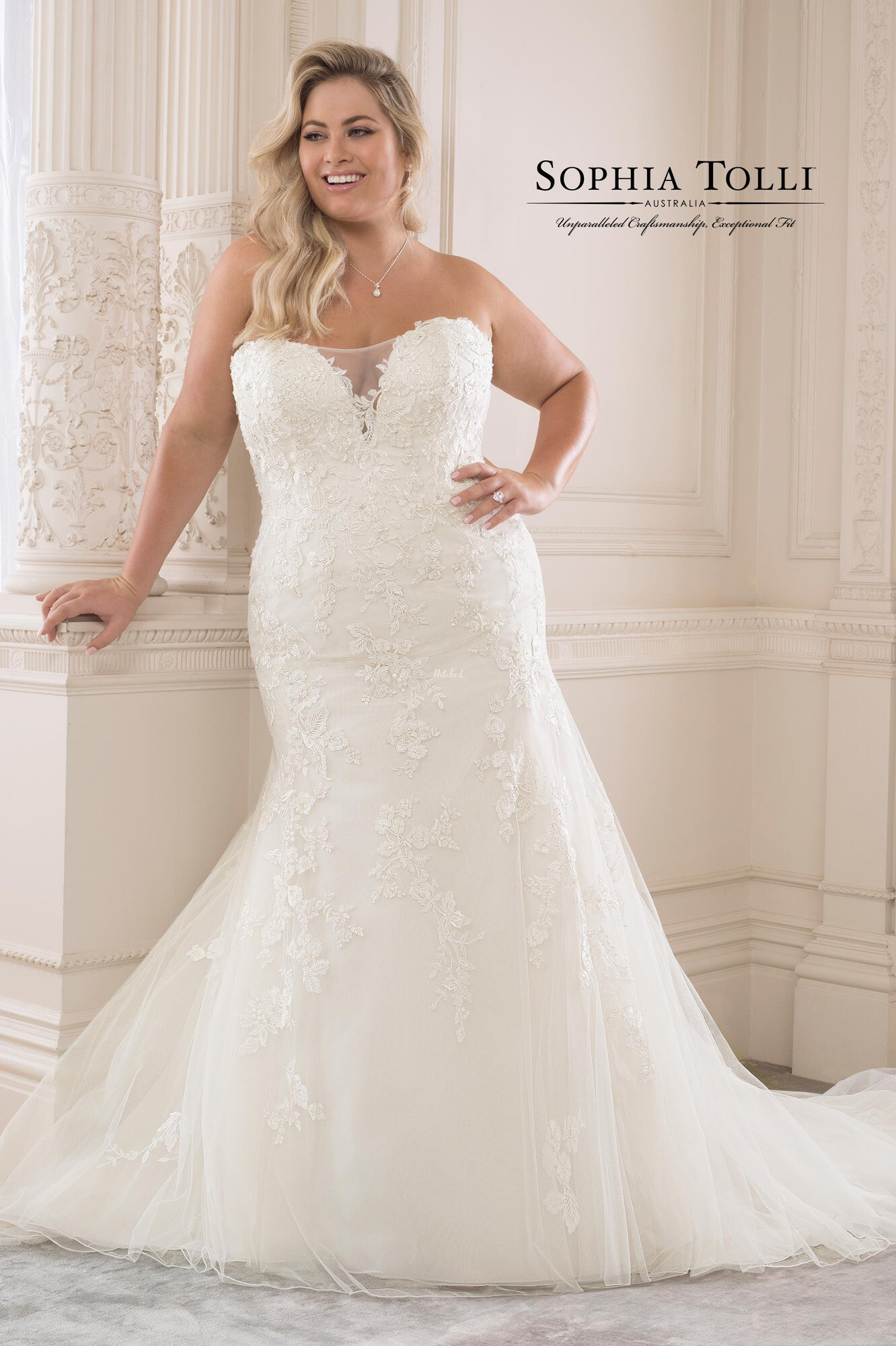 Y21825 Plus Wedding Dress From Sophia Tolli Hitched Co Uk