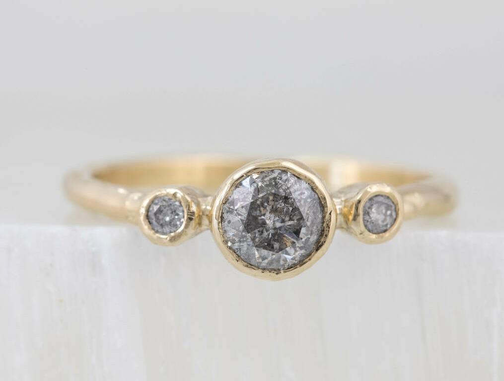 Salt & Pepper Engagement Rings: 23 Dazzling Designs - hitched.co.uk