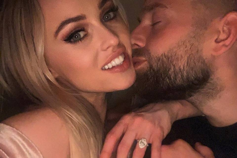 Jorgie Porter & fiancée 