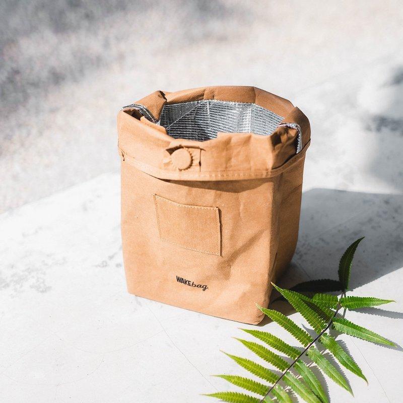 Reusable brown lunch bag