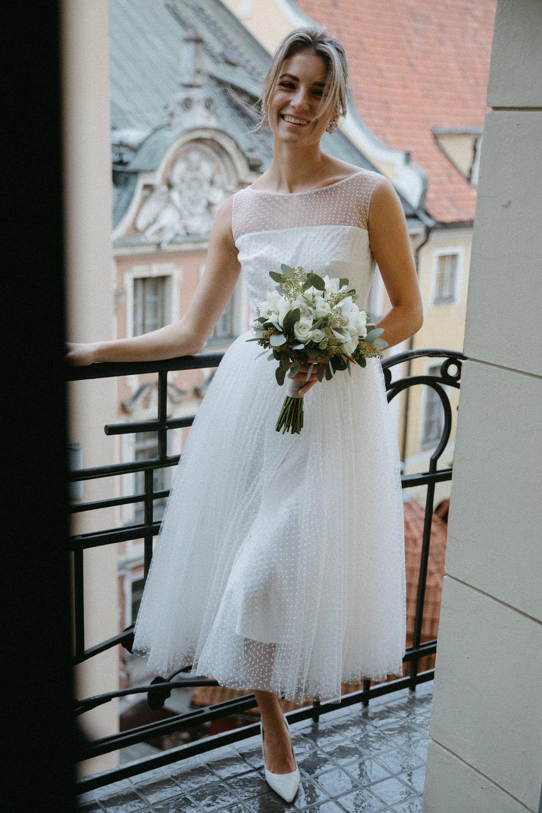 Calf length long grey bridesmaid dress – Beauty Outfits