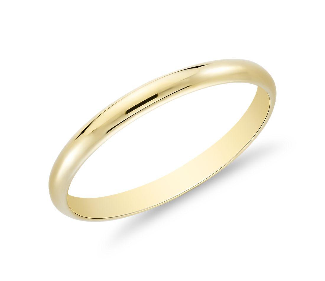 Classic Wedding Ring in Gold