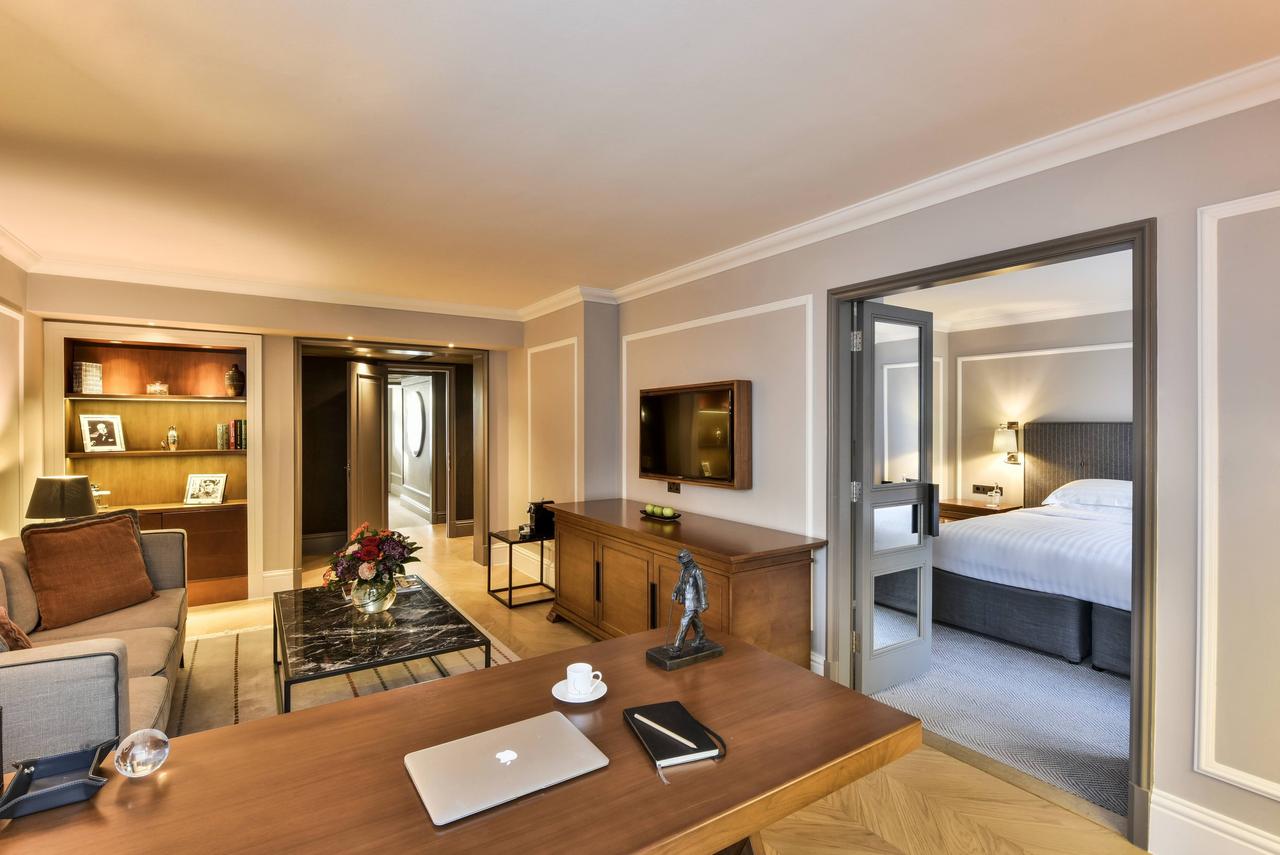 Modern and stylish hotel bedroom