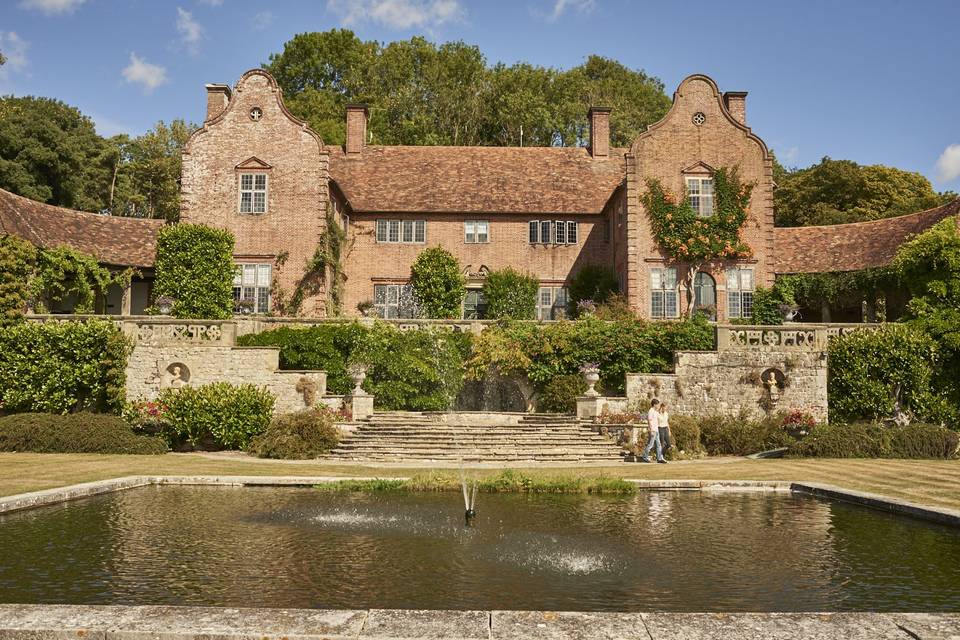 External view of Port Lympne Safari manor house