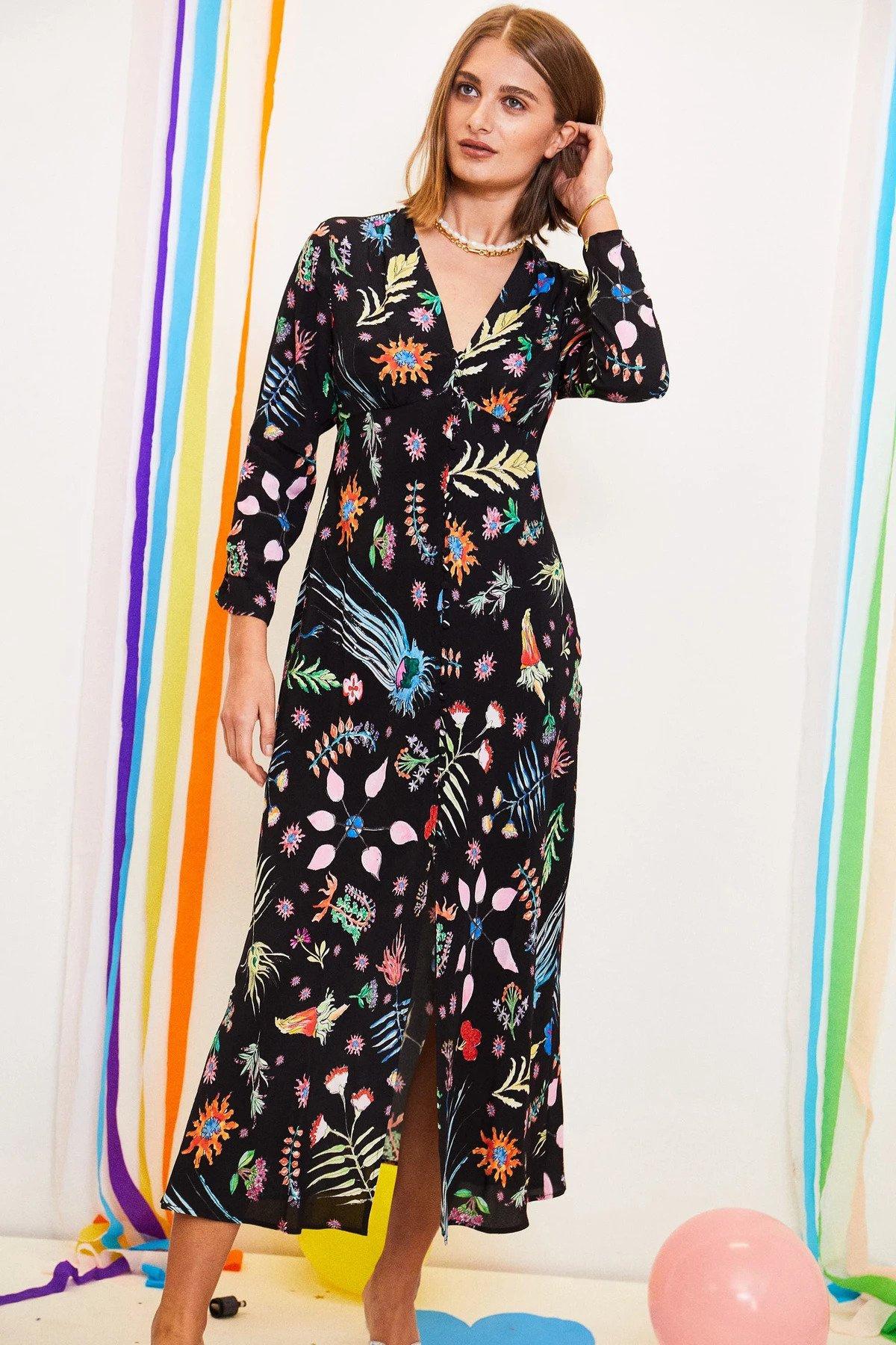 Long sleeve bridesmaid dress