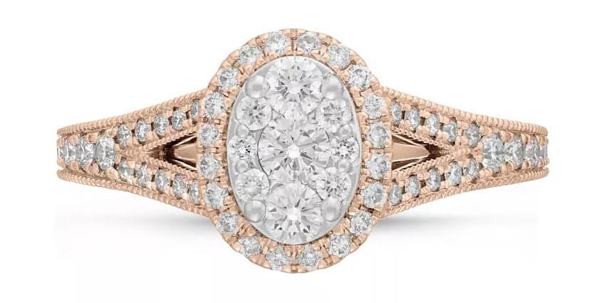 Ernest jones rose hot sale gold engagement rings