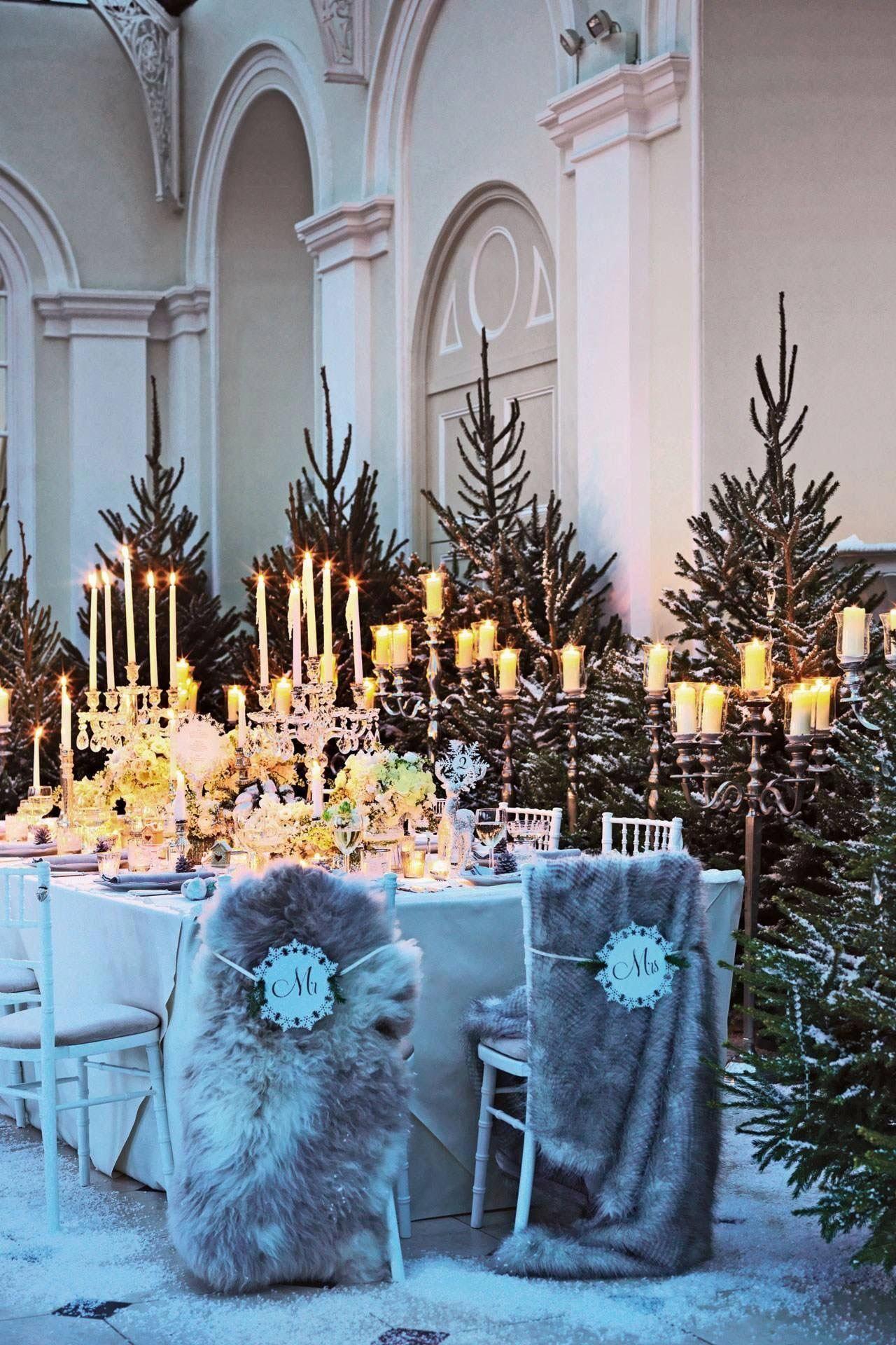 Christmas wedding store ideas