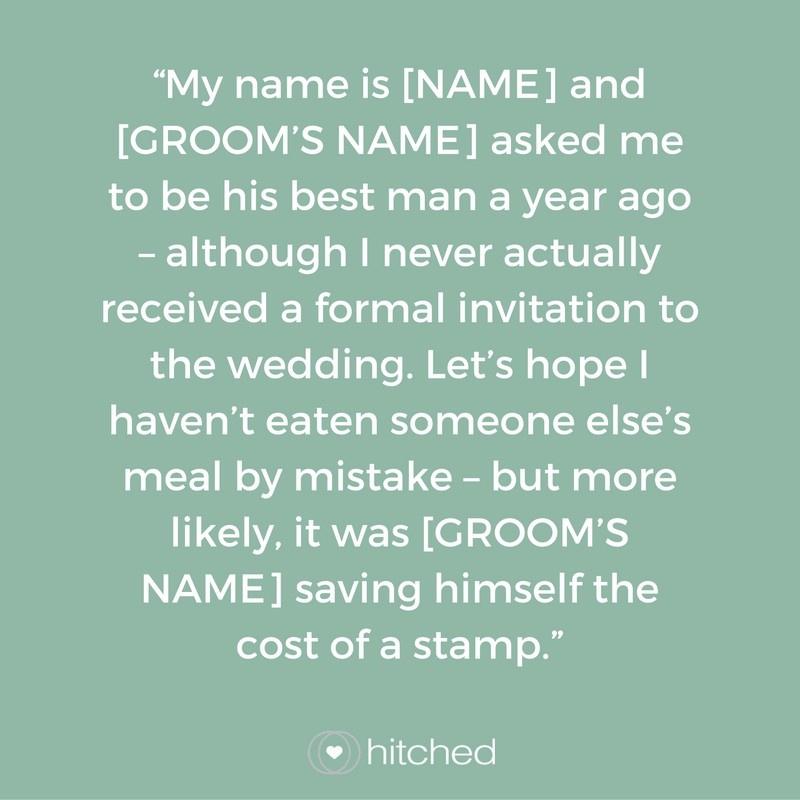 21 Funny Introductions for the Best Man's Speech  -  