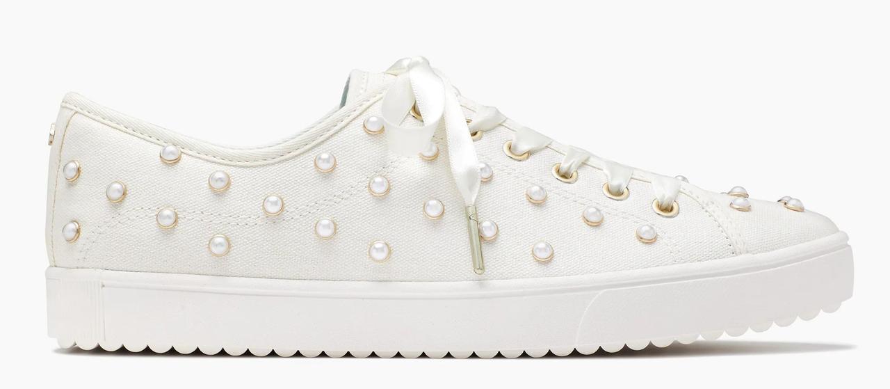 Pearl sneakers for online wedding