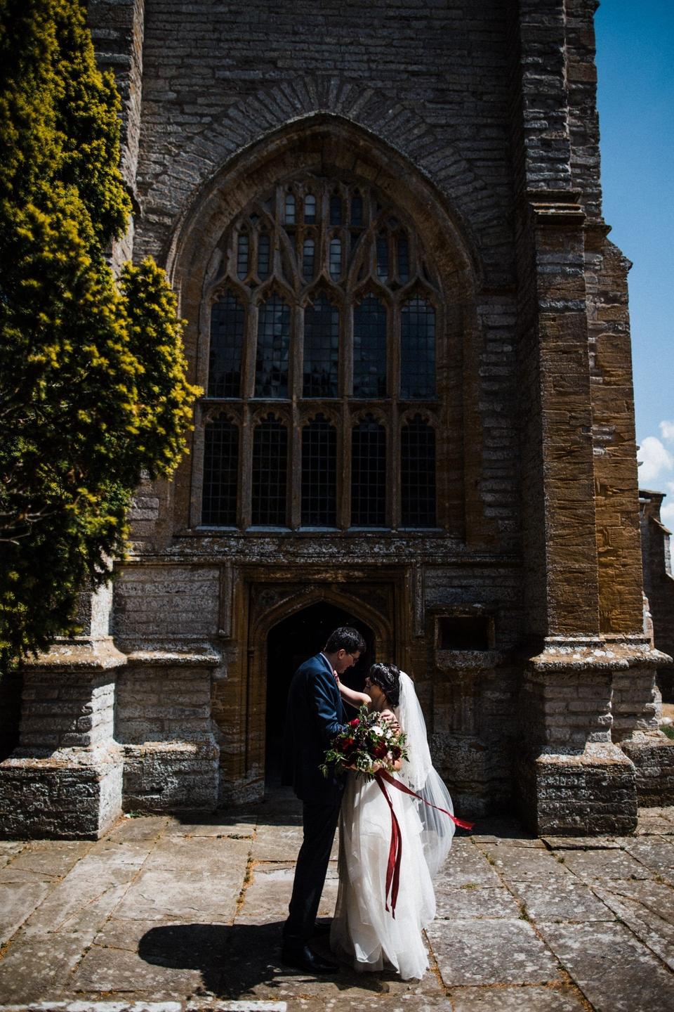 A Sunny, Somerset Barn Wedding With Cake Canapés + A Sarah Seven Dress ...