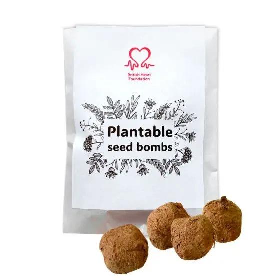 Plantable Seed Bombs – British Heart Foundation