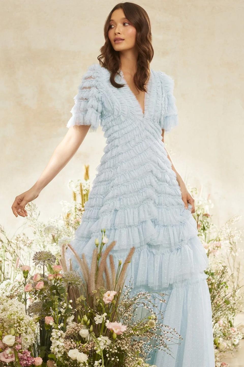 Blue Wedding Dresses: The Best Styles & What it Means - hitched.co.uk