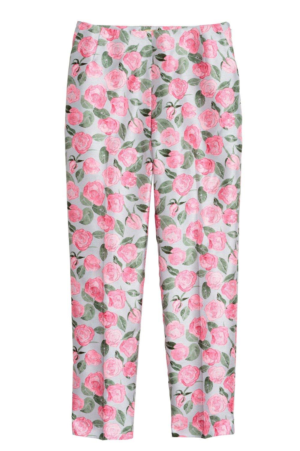 H and hotsell m floral trousers