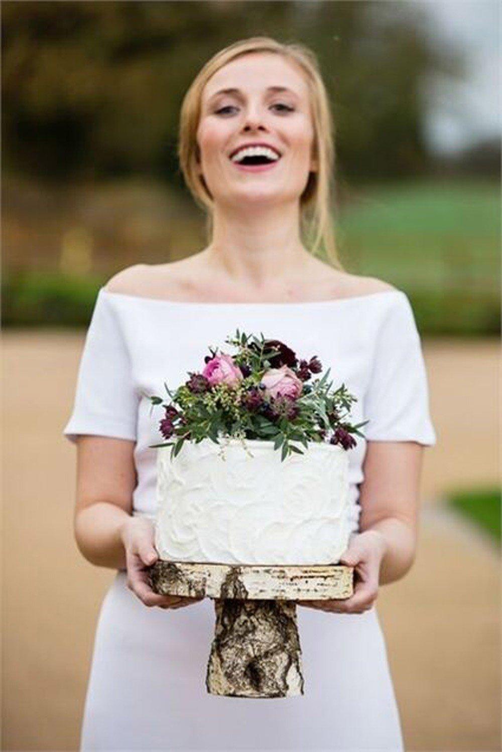 19 Beautiful Single Layer Wedding Cakes | Bride and Breakfast HK