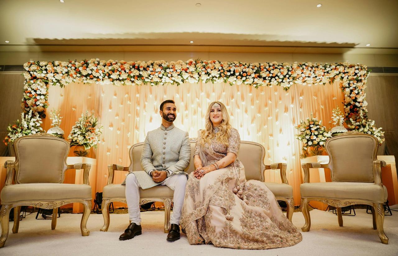 This bride switched between a pink lehenga and a white dress for her  magical Anglo-Indian wedding | Vogue India
