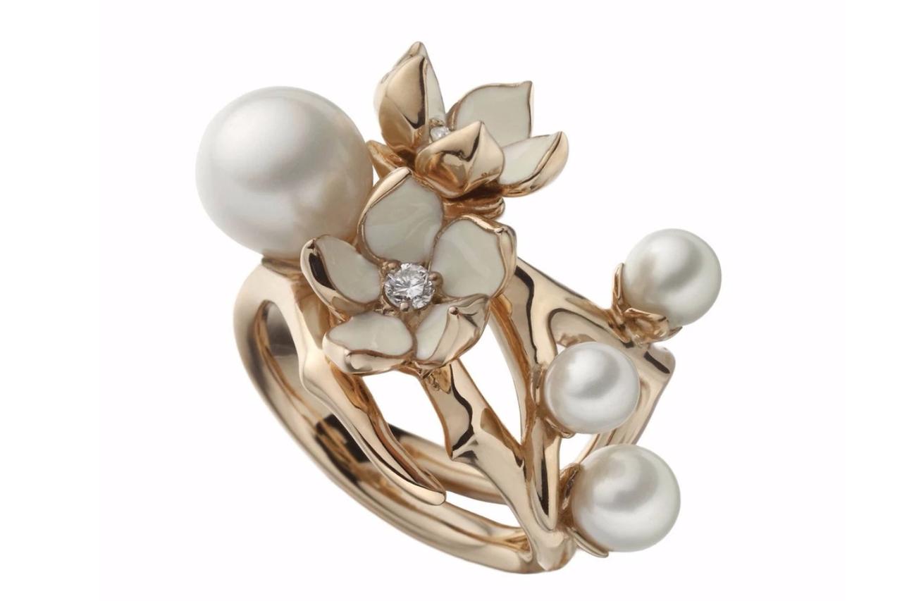 Lace Pearl Diamond Ring – Chérie Jewels