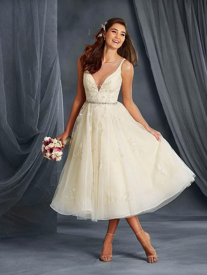 Bridal Short Wedding Dress Angelo