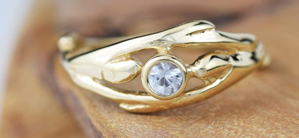 Emerald Cut White Topaz Ring | Shop White Topaz Rings at Liven – Liven  Company