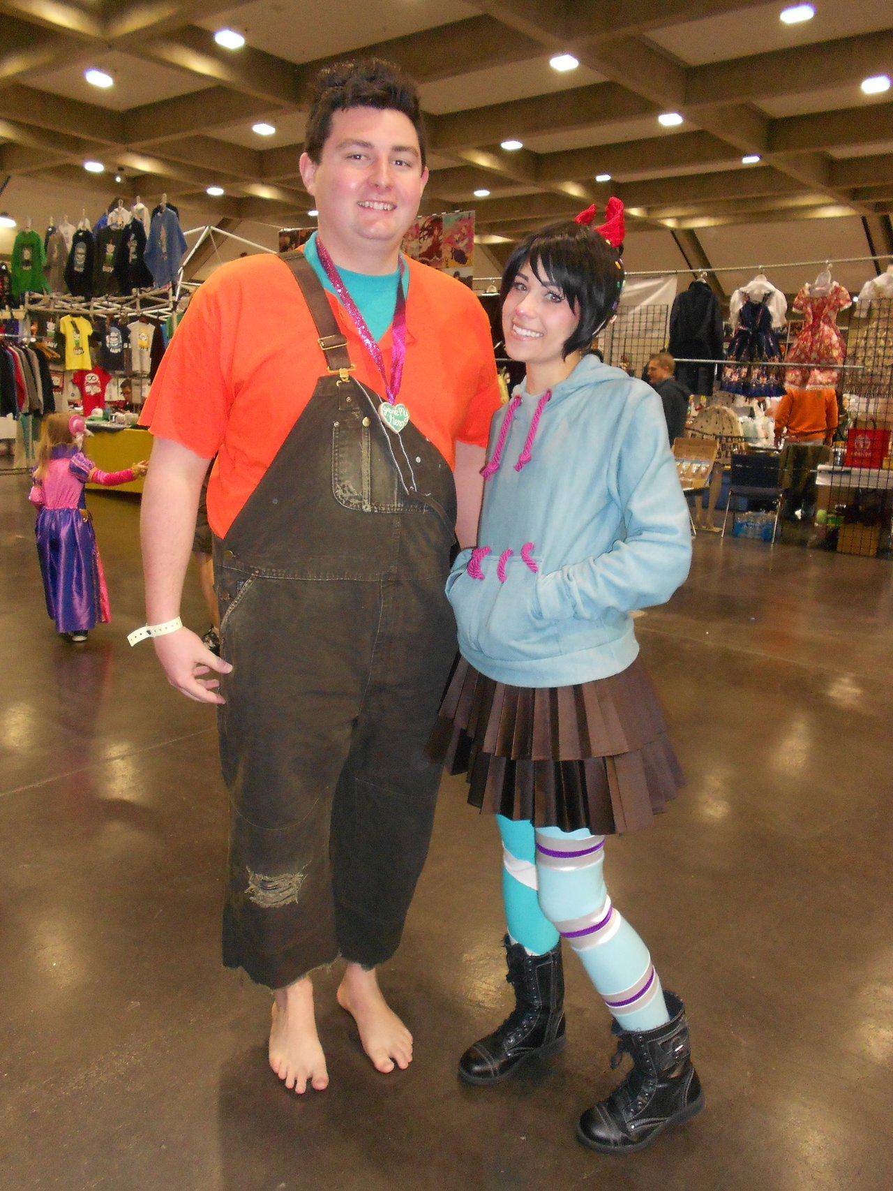 Adult Vanellope Wreck It Ralph Costume | Adult | Womens | Yellow/Purple/Blue | L | Fun Costumes