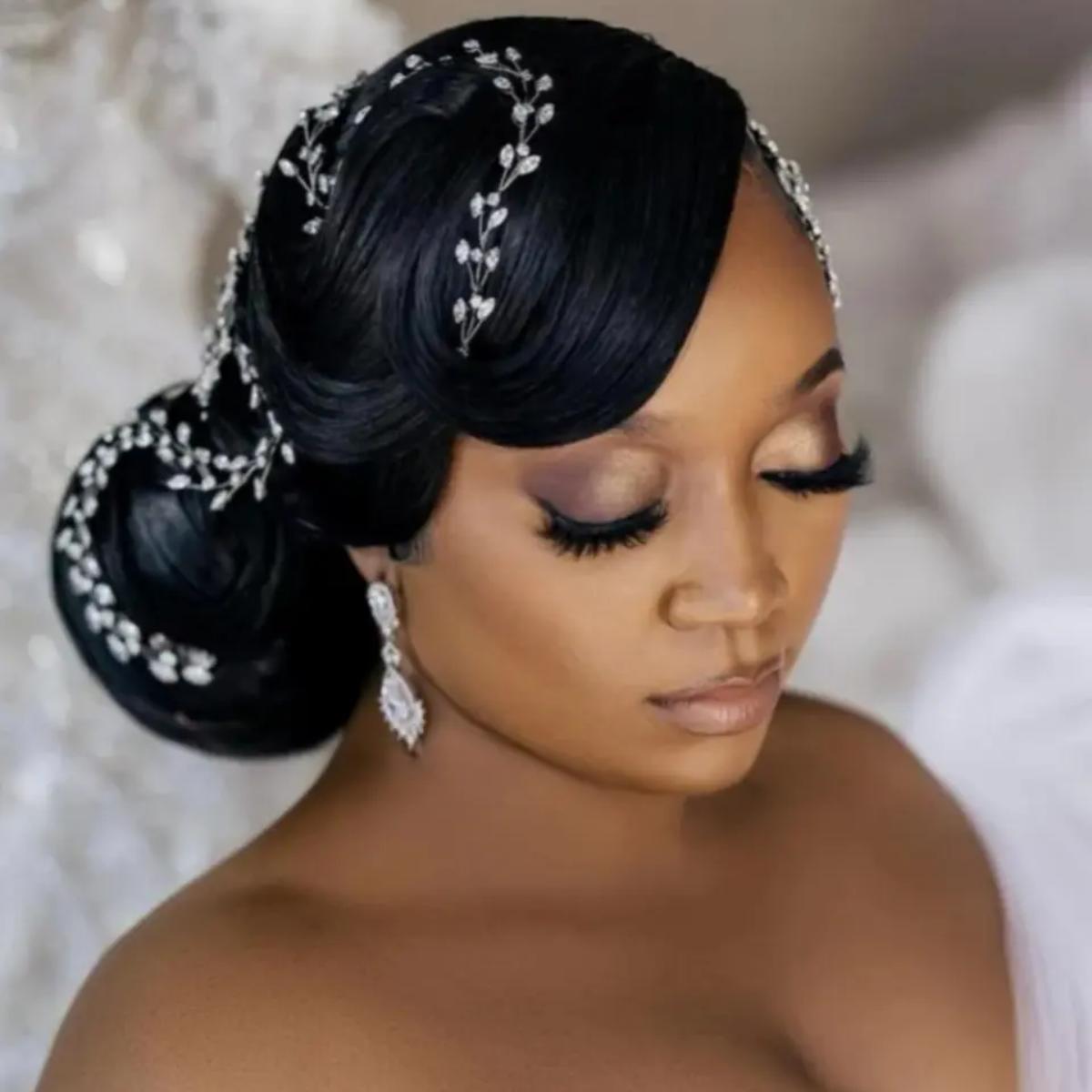 50 Superb Black Wedding Hairstyles Updated for 2023