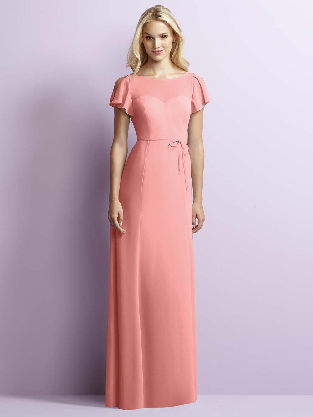 Share 129+ bridesmaid gown peach best