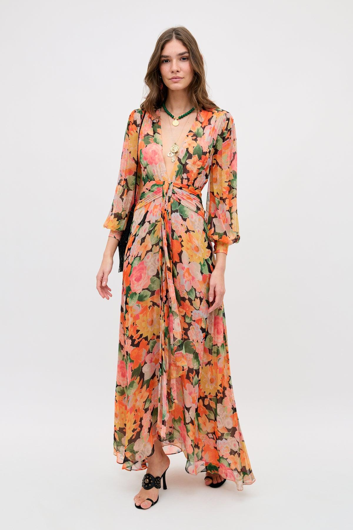 Rixo Meera chiffon dress