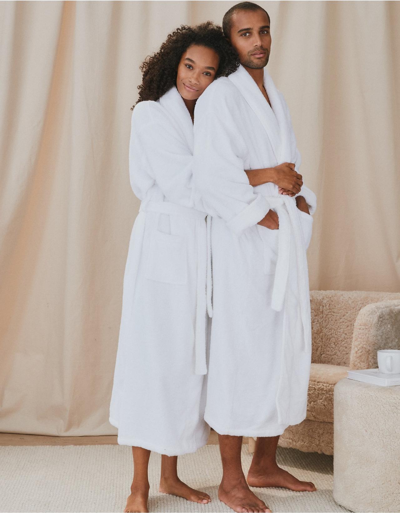 Luxury Towelling Bathrobe - Unisex 100% Cotton Spa Robe – Allure Bath  Fashions