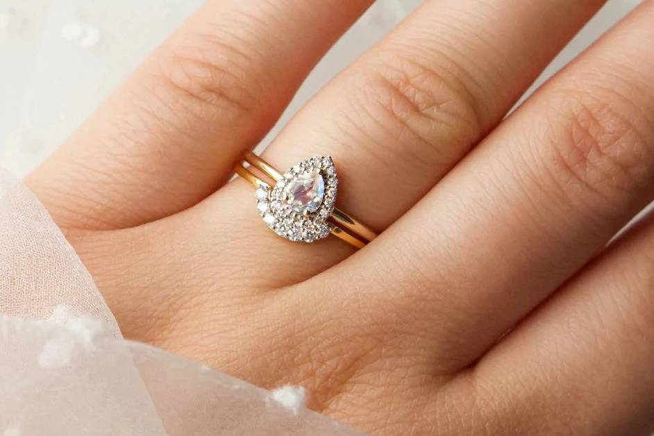 Elsa Pear Cut Diamond Three Stone Pear Engagement Ring - Alan Bick | Hatton  Garden Jewellers - Est. 1968