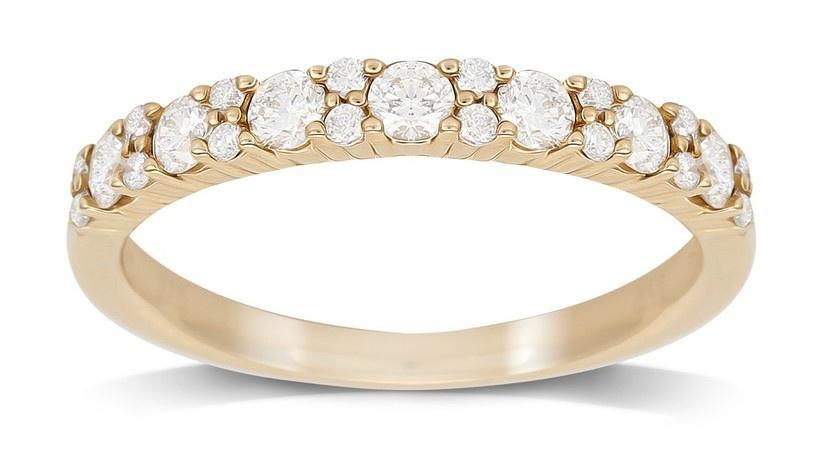 Gold diamond eternity ring
