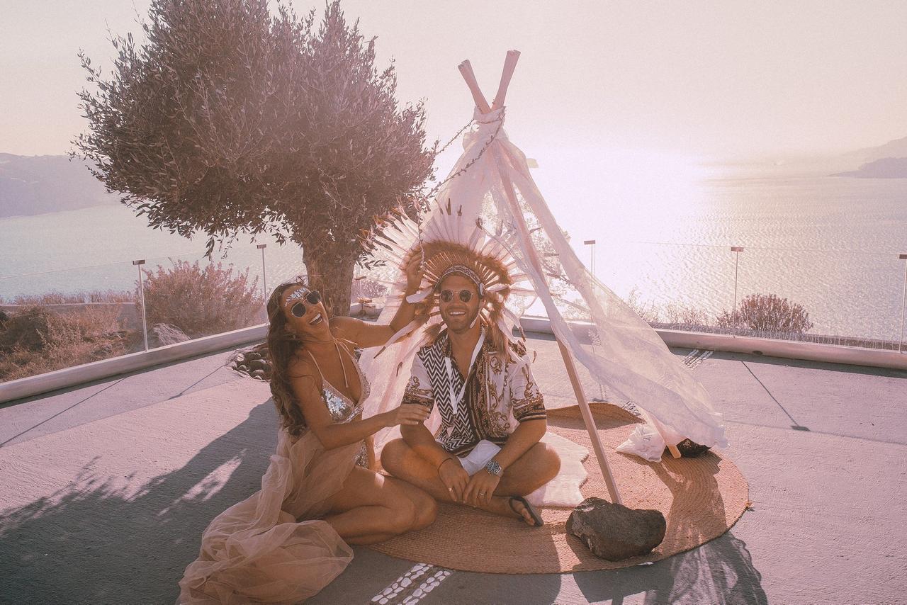 Sammie and Adam - Santorini Wedding