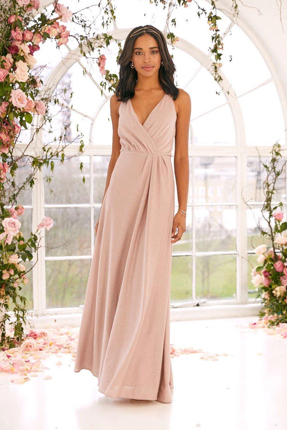 Blush rose gold bridesmaid 2024 dresses