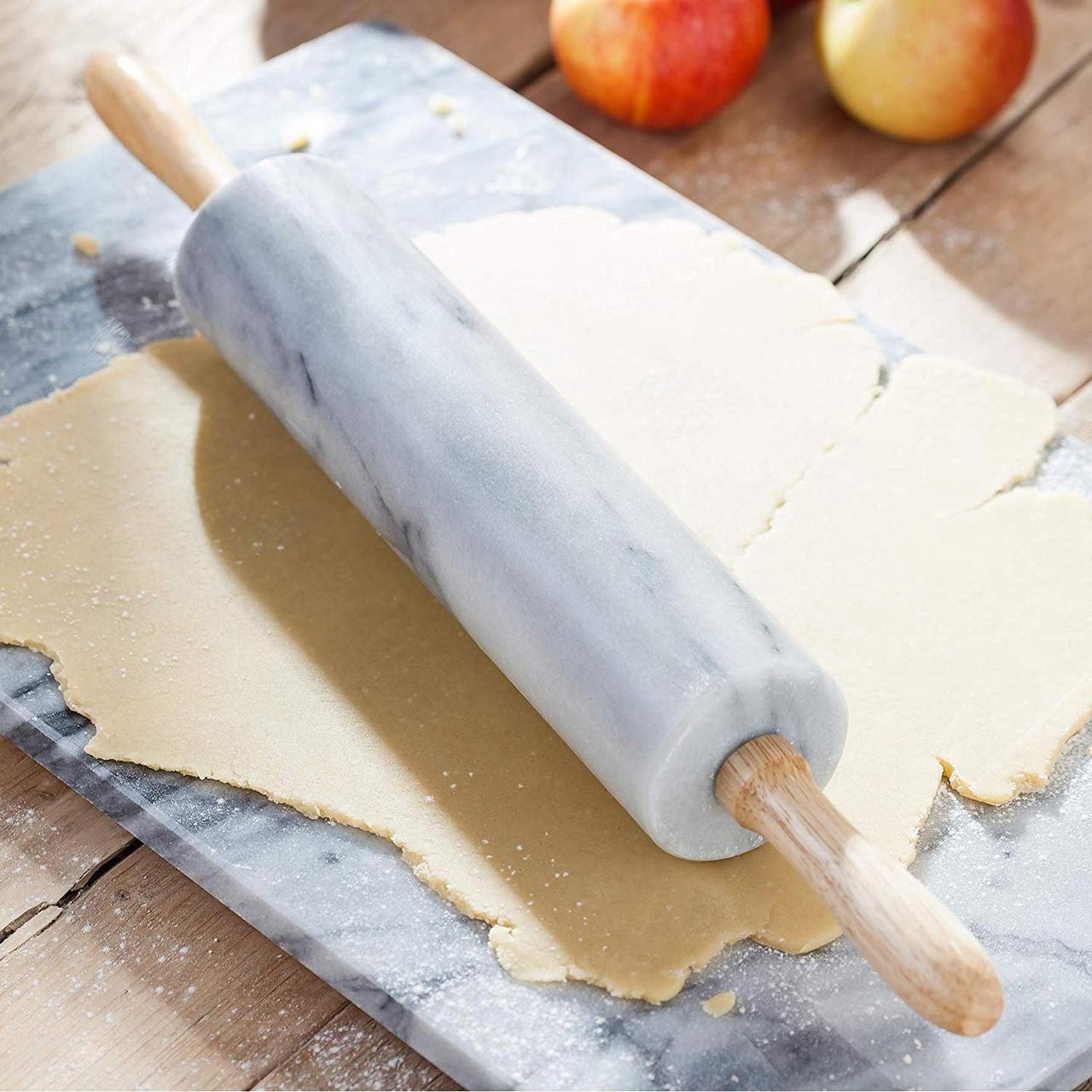 Marble rolling pin