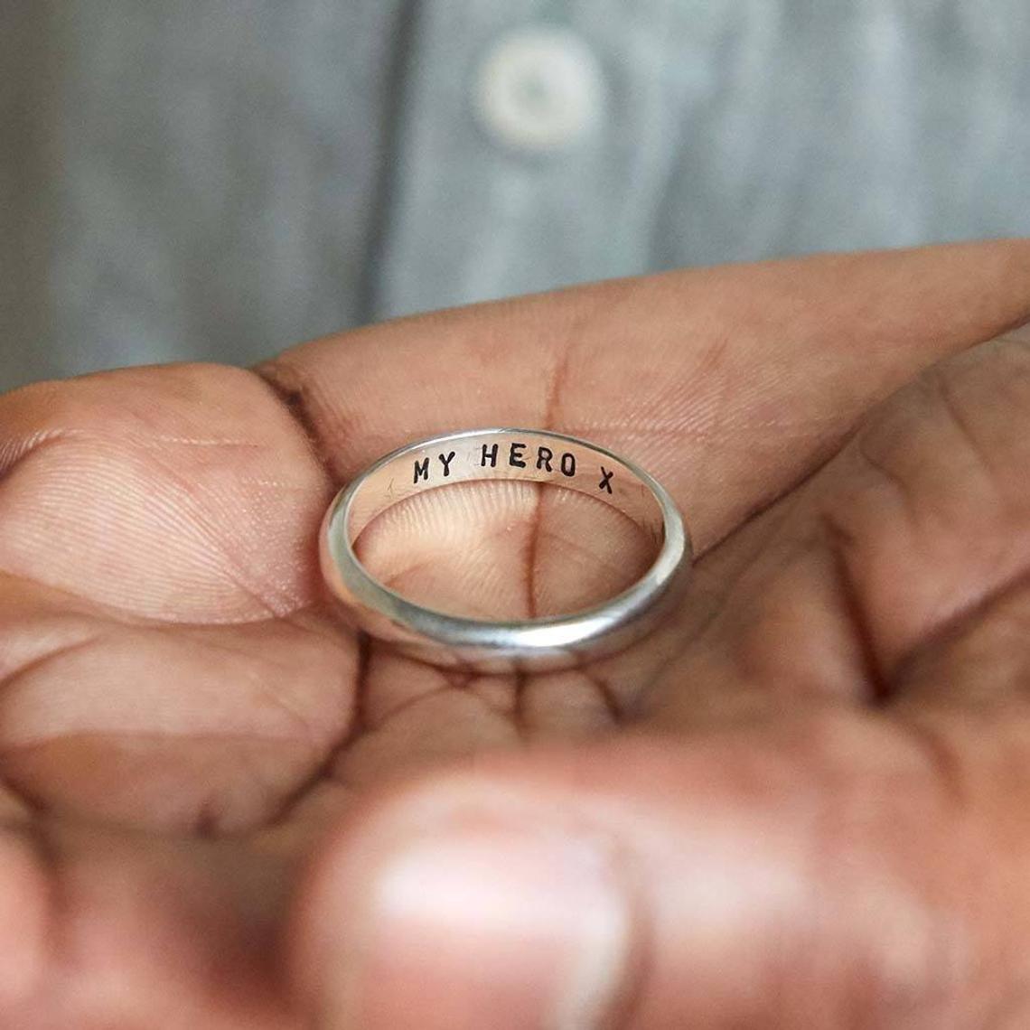 Buy Opal Wedding Rings Set His and Hers Male Engagement Rings Titanium  Meteorite Rings Set Online in India - Etsy