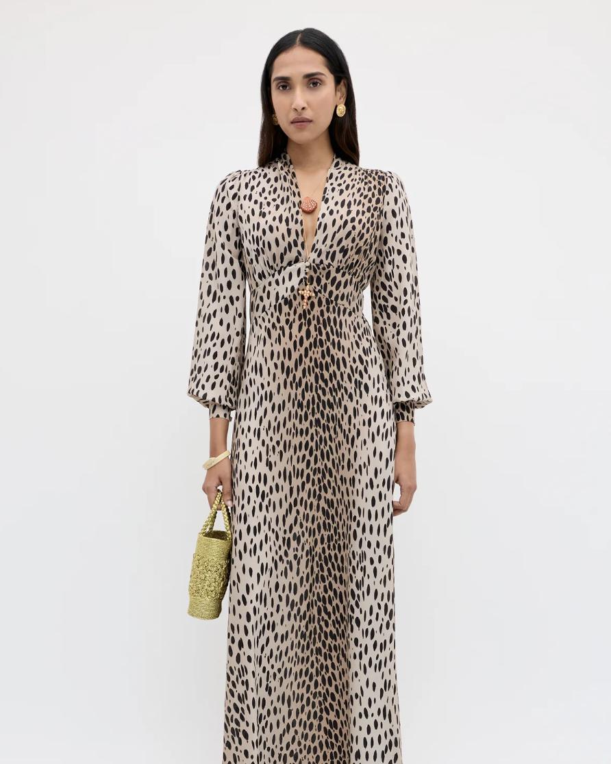 animal print Emory gown from RIXO