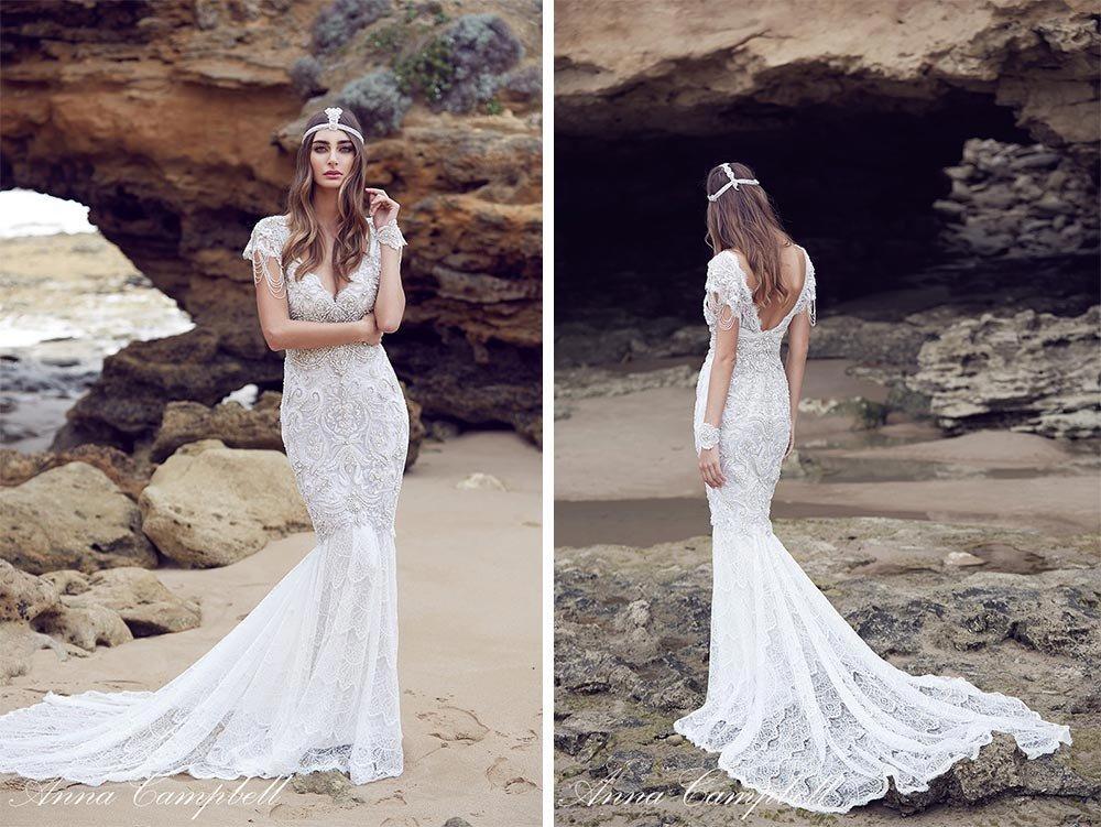 Sylwia's Sexy Fitted Crepe Wedding Dress - Strut Bridal Salon