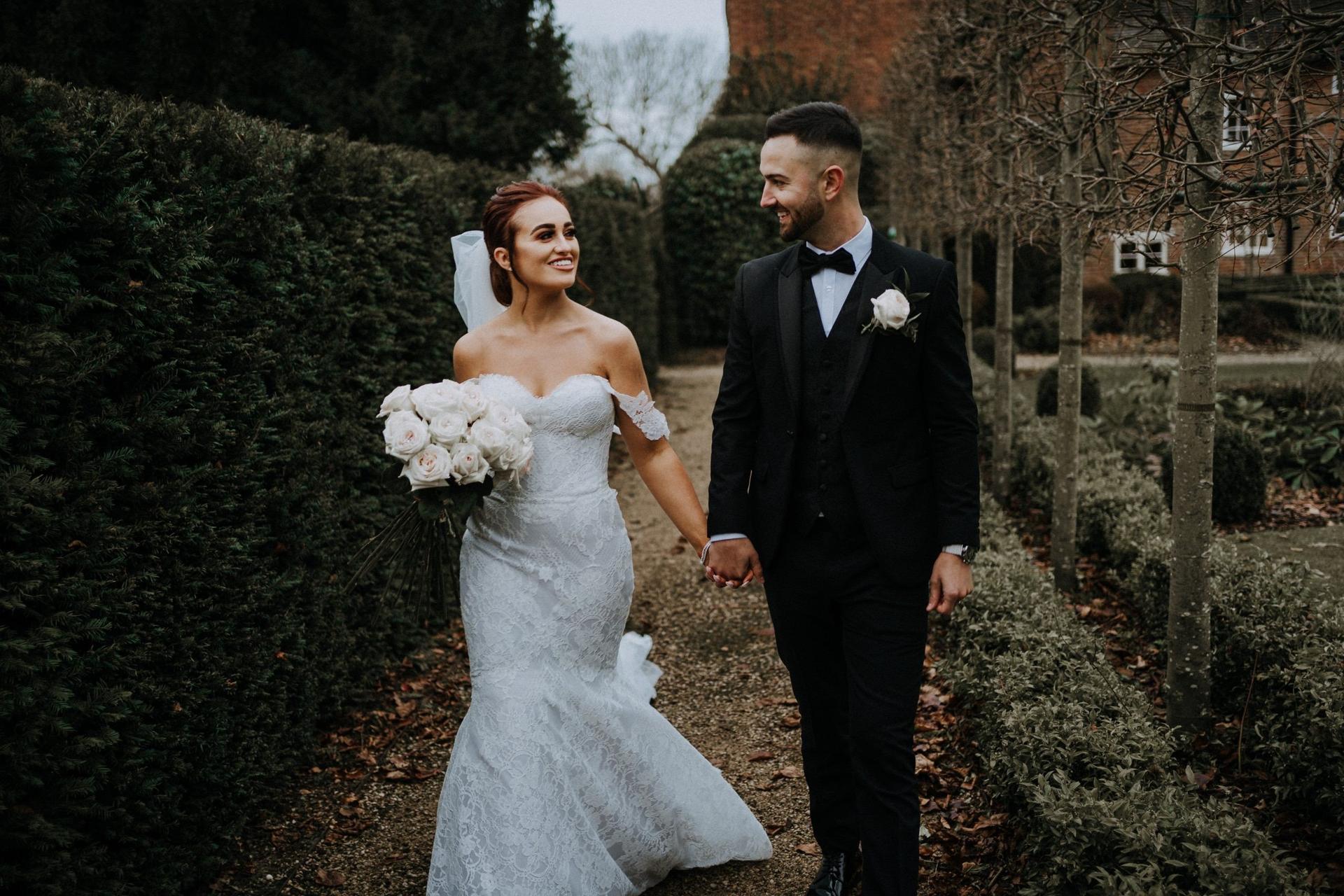 A Black Tie, New Year's Eve Wedding + a Suzanne Neville Dress - hitched ...