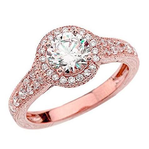 Rose gold ring