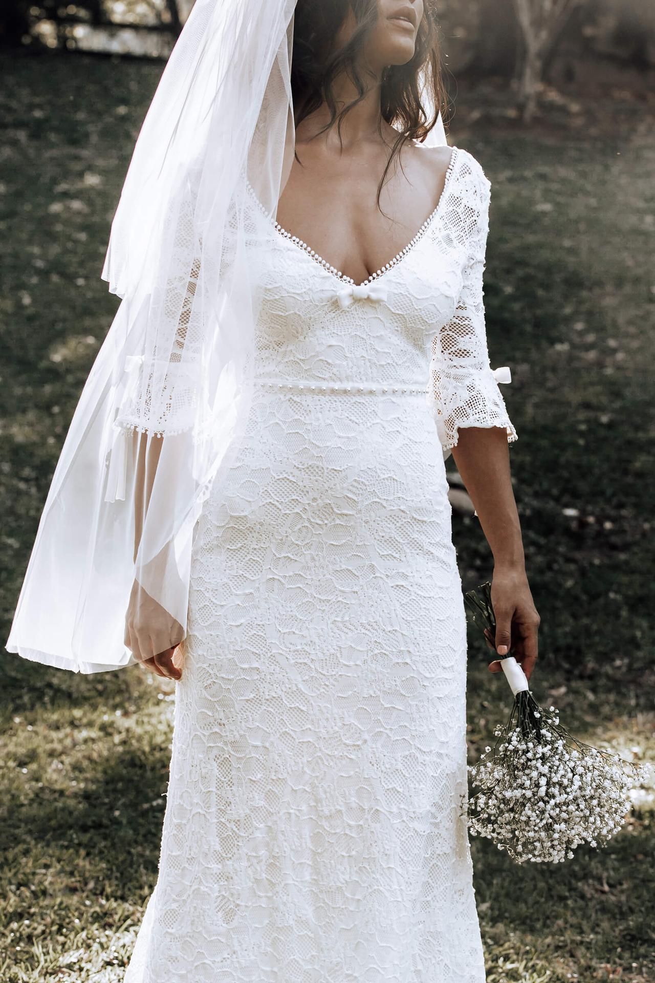 Simple wedding dresses for second clearance wedding