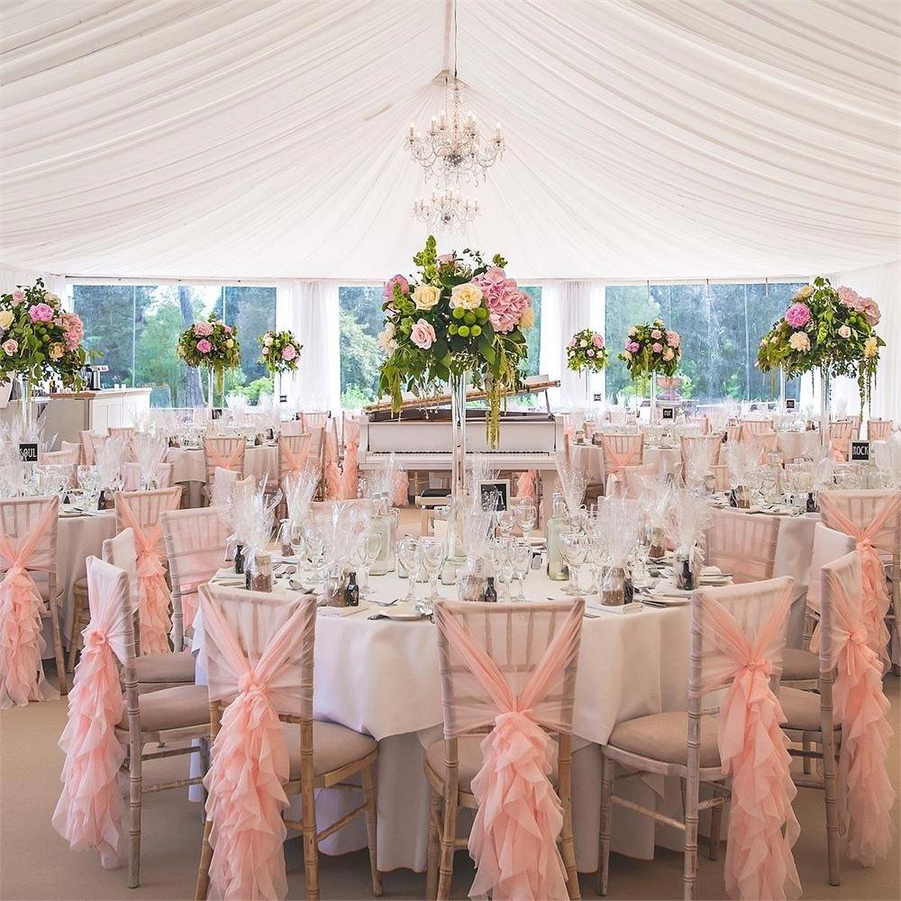 The Perfect Chair Sash Style for Your Next Event!  Wedding chair  decorations, Wedding chairs, Wedding decorations