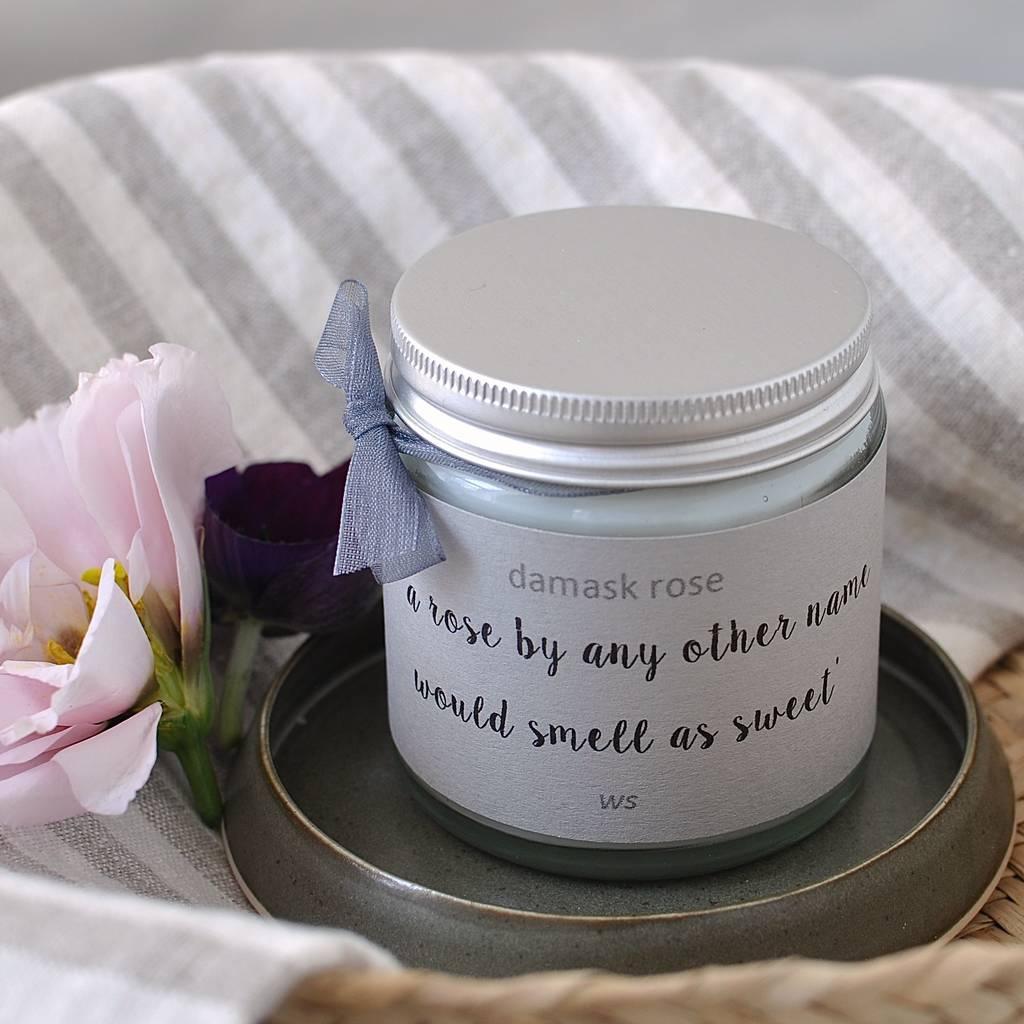 personalised anniversary mini candle