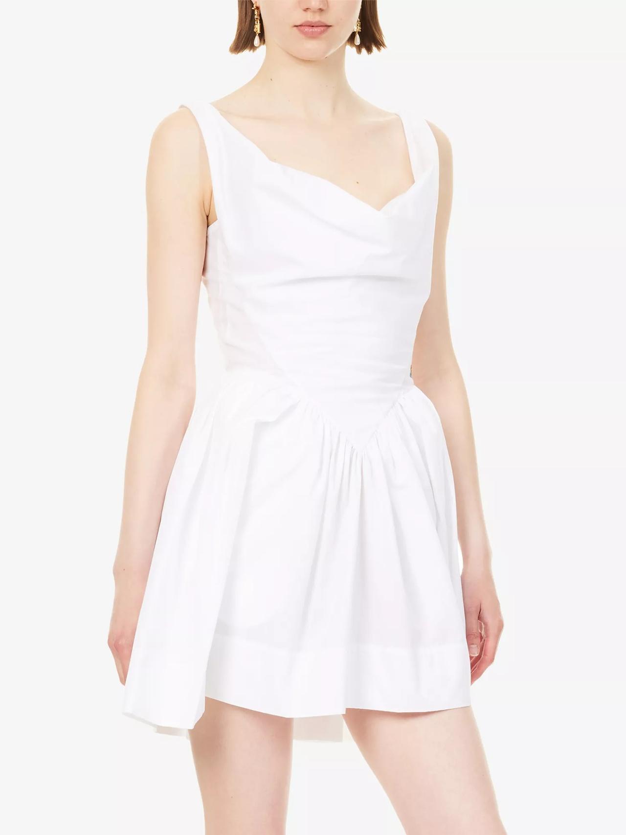 Sunday Orb-Embroidery Cotton Mini Dress – Vivienne Westwood
