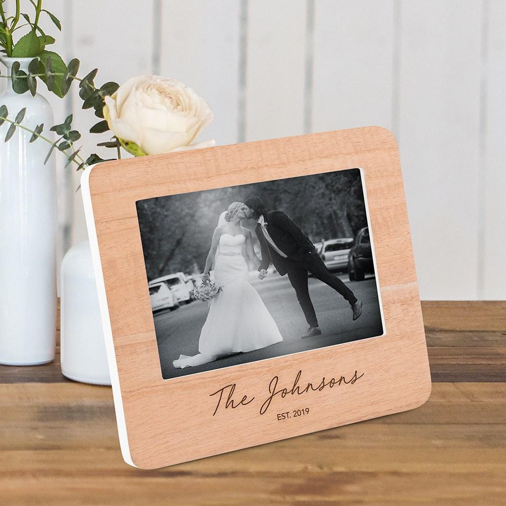 Mr. & Mrs. - Wedding Gift for Couple, Personalized Wedding Picture Frame,  Personalized Wedding Gifts, Gifts for Couple, Custom Wedding Frame