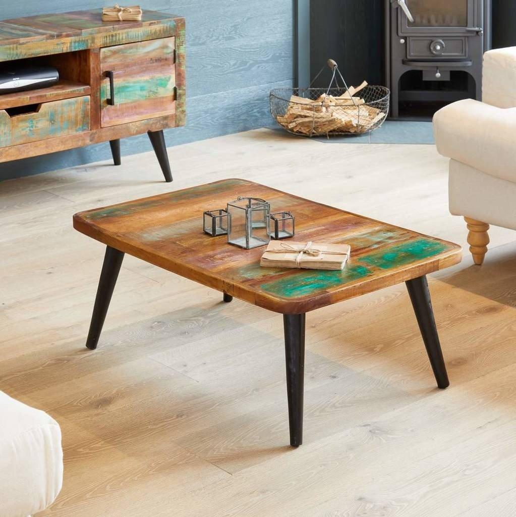 Reclaimed wood coffee table