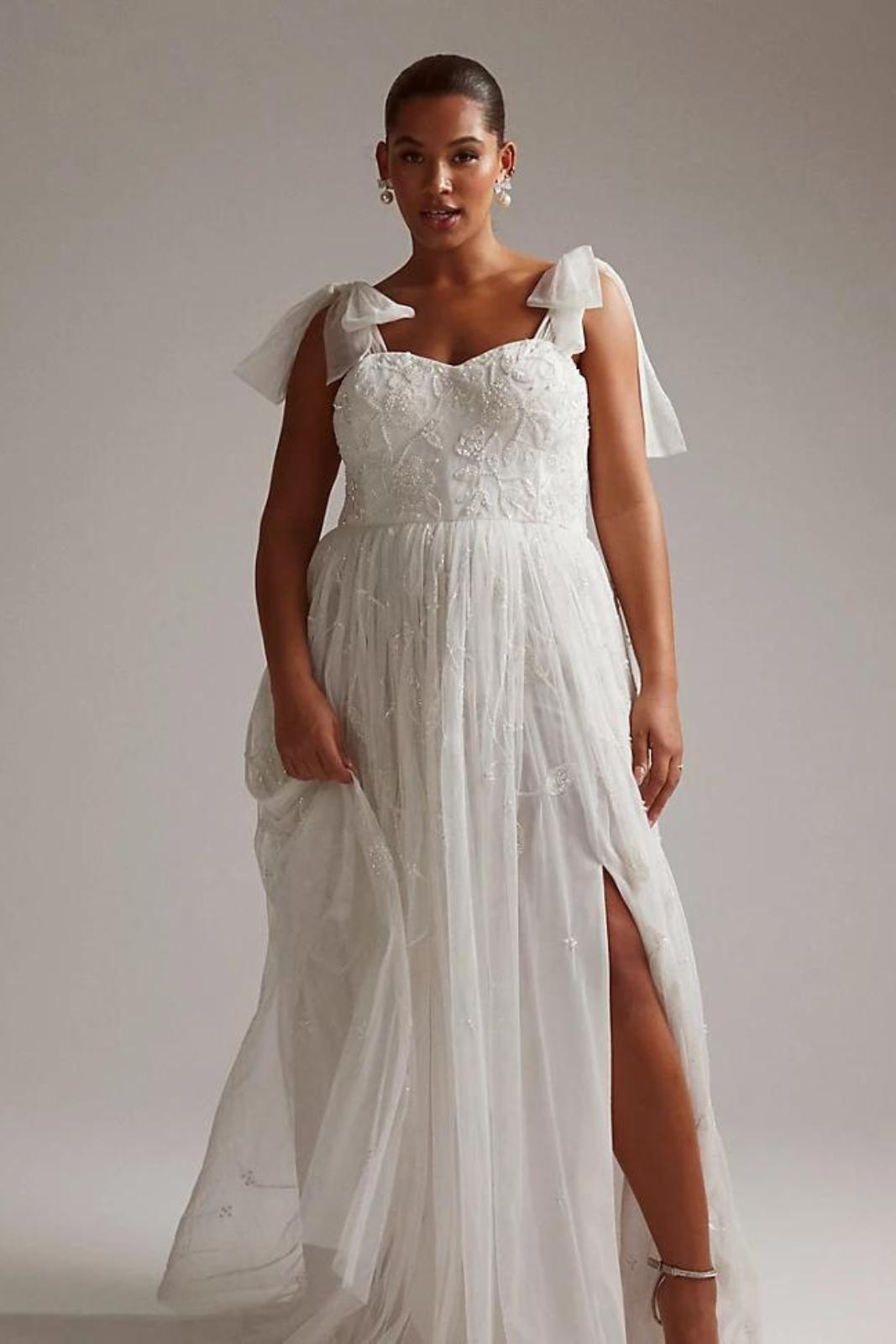 Asos curve bridal dress online