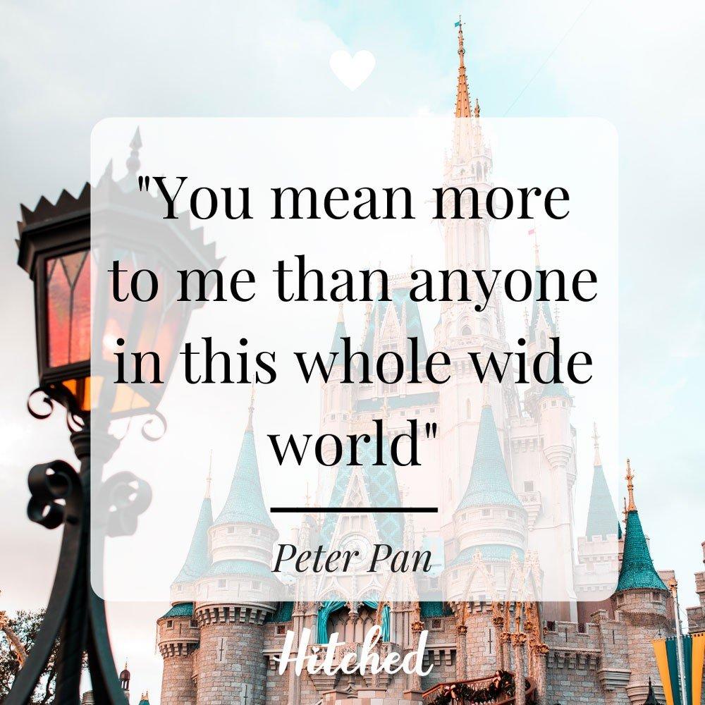 peter pan quotes about love