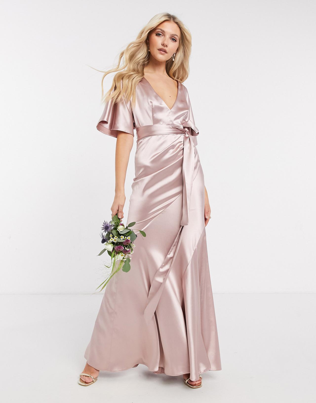 Kimono bridesmaid outlet dress