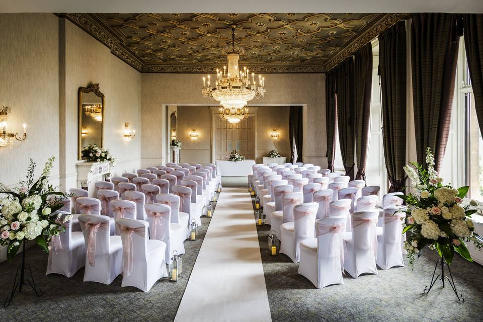 Mercure hotel wedding ceremony space